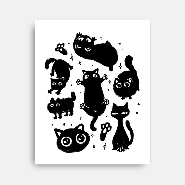 The Black Floofs-None-Stretched-Canvas-eduely