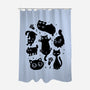 The Black Floofs-None-Polyester-Shower Curtain-eduely