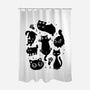 The Black Floofs-None-Polyester-Shower Curtain-eduely