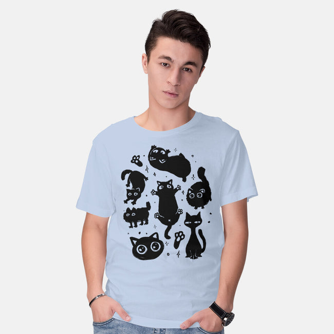 The Black Floofs-Mens-Basic-Tee-eduely