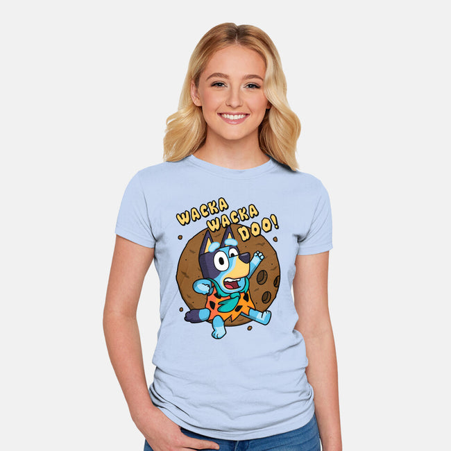 Wacka Wacka Doo-Womens-Fitted-Tee-Raffiti