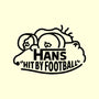 Hans Hit By Football-Mens-Basic-Tee-Raffiti