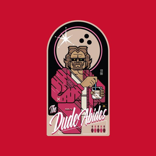 The Dude Abides-Mens-Basic-Tee-BadBox