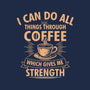 All Things Through Coffee-Womens-Fitted-Tee-Boggs Nicolas