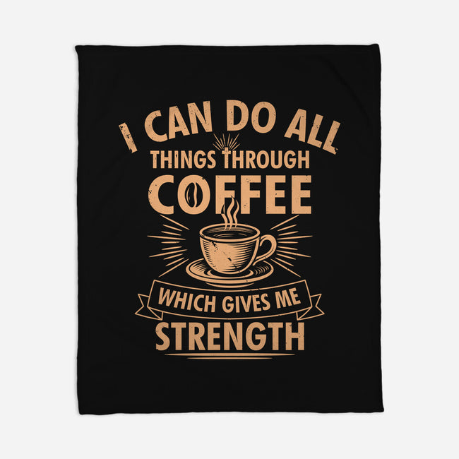 All Things Through Coffee-None-Fleece-Blanket-Boggs Nicolas