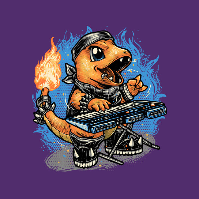 Flaming Rocker-Mens-Basic-Tee-glitchygorilla