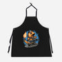 Flaming Rocker-Unisex-Kitchen-Apron-glitchygorilla