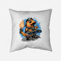 Flaming Rocker-None-Removable Cover w Insert-Throw Pillow-glitchygorilla