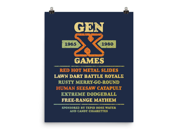 The Gen X Games