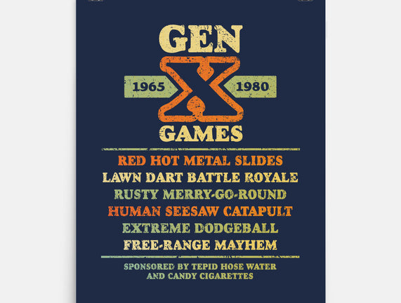 The Gen X Games