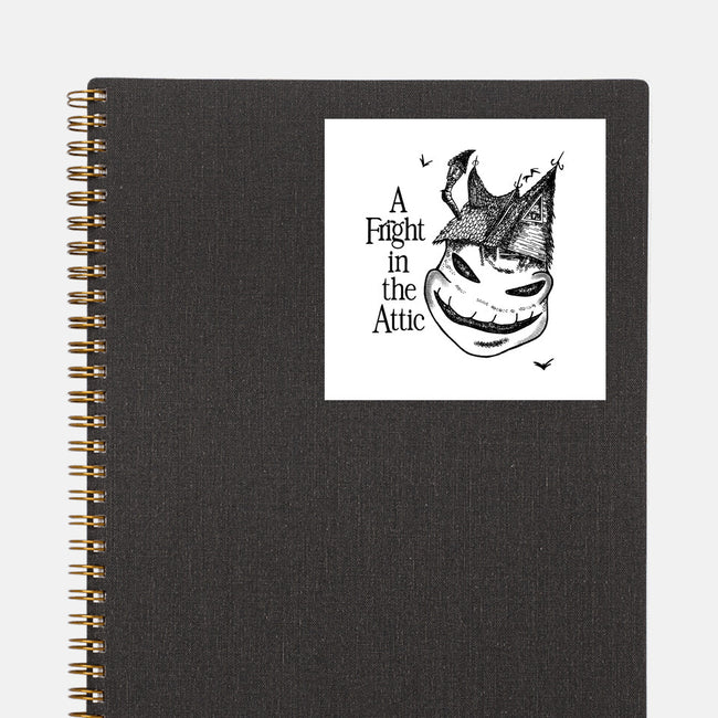 A Fright In The Attic-None-Glossy-Sticker-SeamusAran
