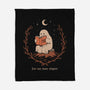 The Reading Ghost-None-Fleece-Blanket-dfonseca