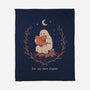 The Reading Ghost-None-Fleece-Blanket-dfonseca