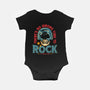 No Wrong Time To Rock-Baby-Basic-Onesie-teesgeex