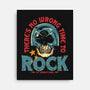 No Wrong Time To Rock-None-Stretched-Canvas-teesgeex