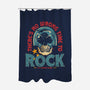 No Wrong Time To Rock-None-Polyester-Shower Curtain-teesgeex