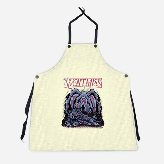 Will Not Miss-Unisex-Kitchen-Apron-glitchygorilla