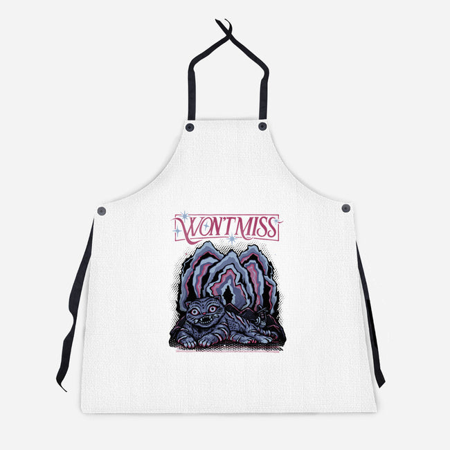 Will Not Miss-Unisex-Kitchen-Apron-glitchygorilla