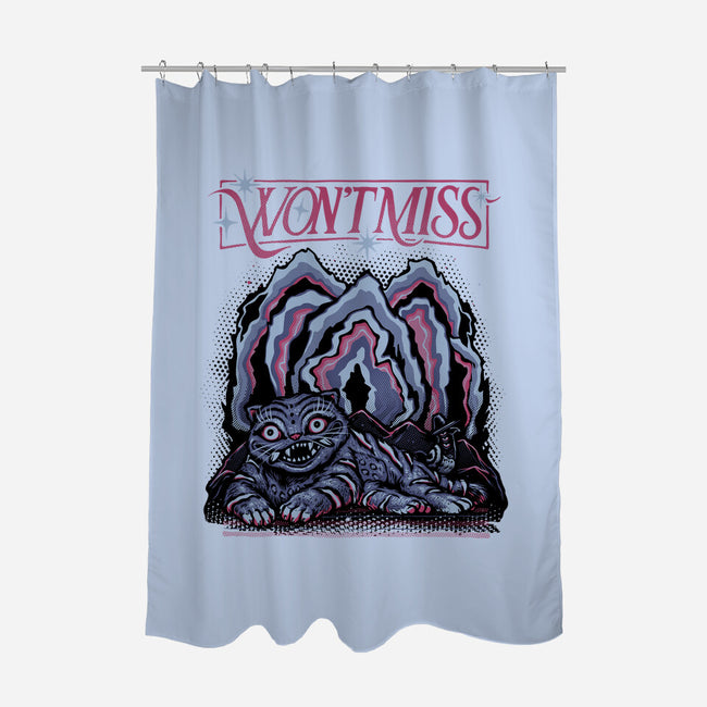 Will Not Miss-None-Polyester-Shower Curtain-glitchygorilla