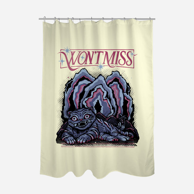 Will Not Miss-None-Polyester-Shower Curtain-glitchygorilla