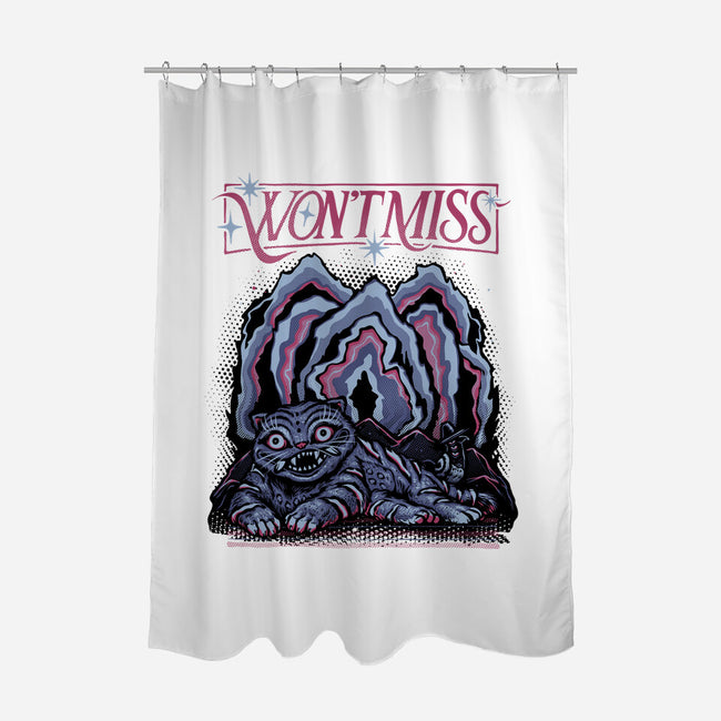 Will Not Miss-None-Polyester-Shower Curtain-glitchygorilla