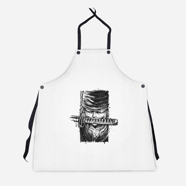 Hunter Blade-Unisex-Kitchen-Apron-glitchygorilla