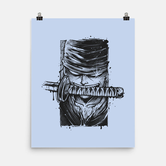 Hunter Blade-None-Matte-Poster-glitchygorilla