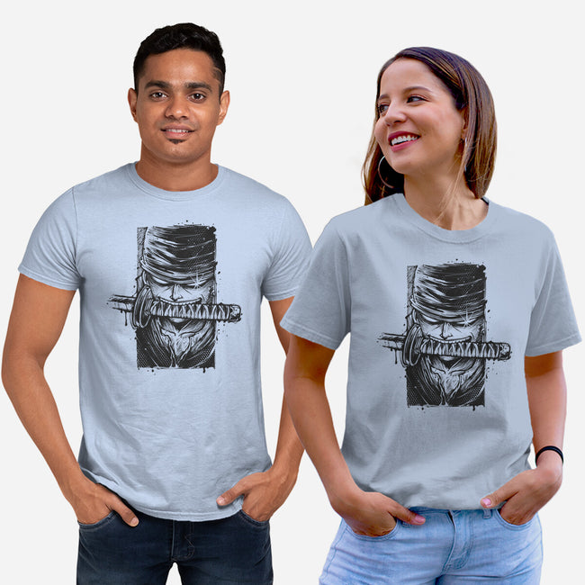 Hunter Blade-Unisex-Basic-Tee-glitchygorilla