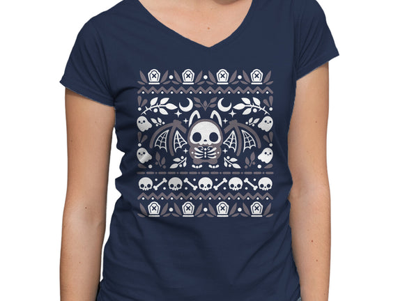 Folk Bat Ugly Sweater