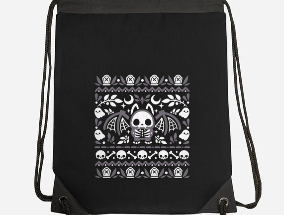Folk Bat Ugly Sweater