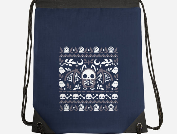 Folk Bat Ugly Sweater