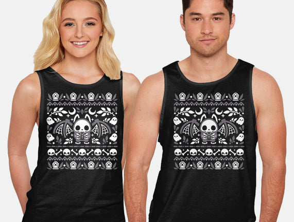 Folk Bat Ugly Sweater