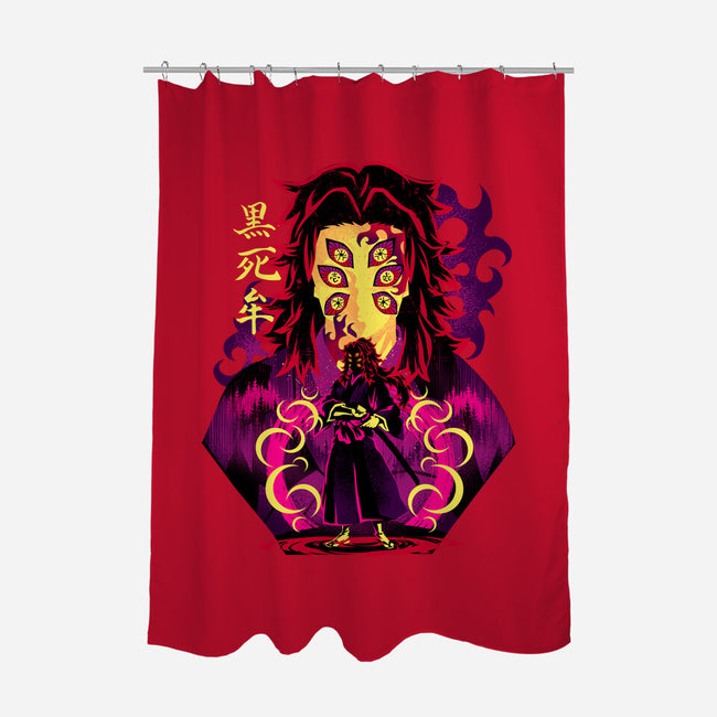 Highest Rangking Moon-None-Polyester-Shower Curtain-hypertwenty