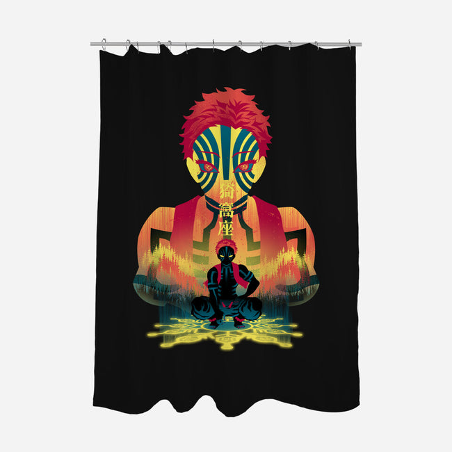 Third Higher Rank Moon-None-Polyester-Shower Curtain-hypertwenty