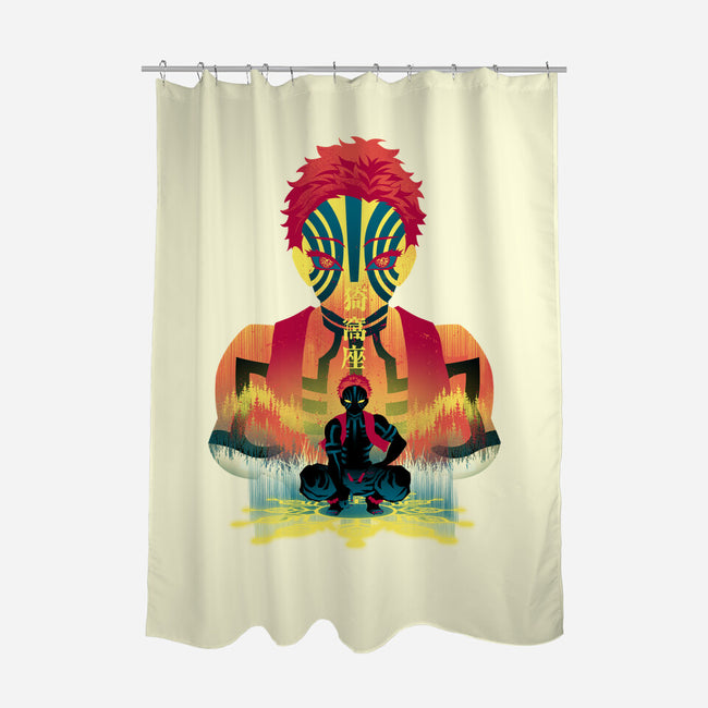 Third Higher Rank Moon-None-Polyester-Shower Curtain-hypertwenty