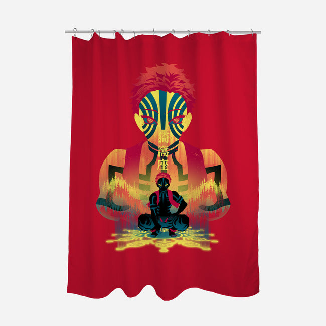 Third Higher Rank Moon-None-Polyester-Shower Curtain-hypertwenty