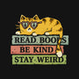 Read Books And Stay Weird-Mens-Basic-Tee-kg07