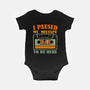 I Paused My Mixtape-Baby-Basic-Onesie-erion_designs