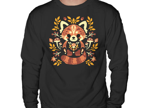 Folk Red Panda Autumn