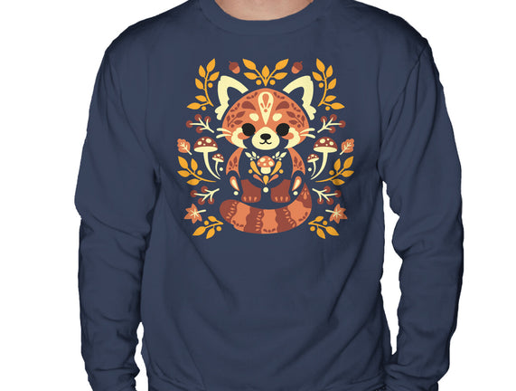 Folk Red Panda Autumn