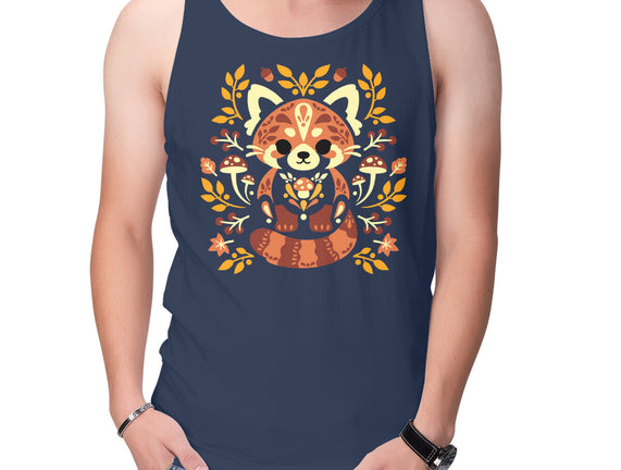 Folk Red Panda Autumn