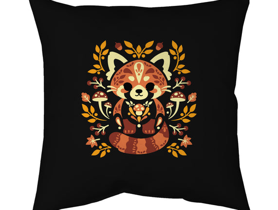 Folk Red Panda Autumn