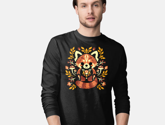 Folk Red Panda Autumn