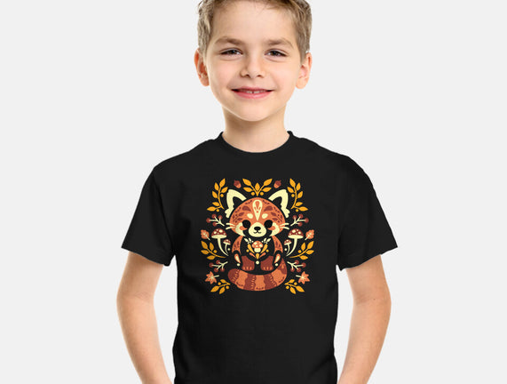 Folk Red Panda Autumn