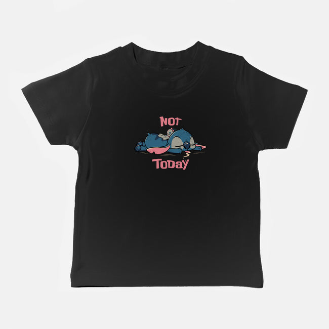 Not Today Stitch-Baby-Basic-Tee-rocketman_art
