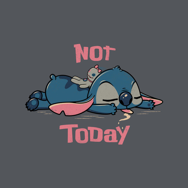 Not Today Stitch-None-Fleece-Blanket-rocketman_art