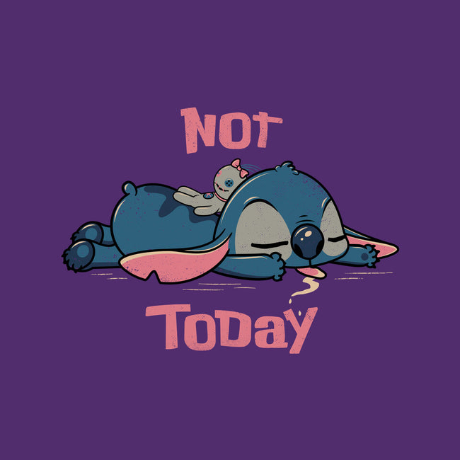 Not Today Stitch-None-Glossy-Sticker-rocketman_art