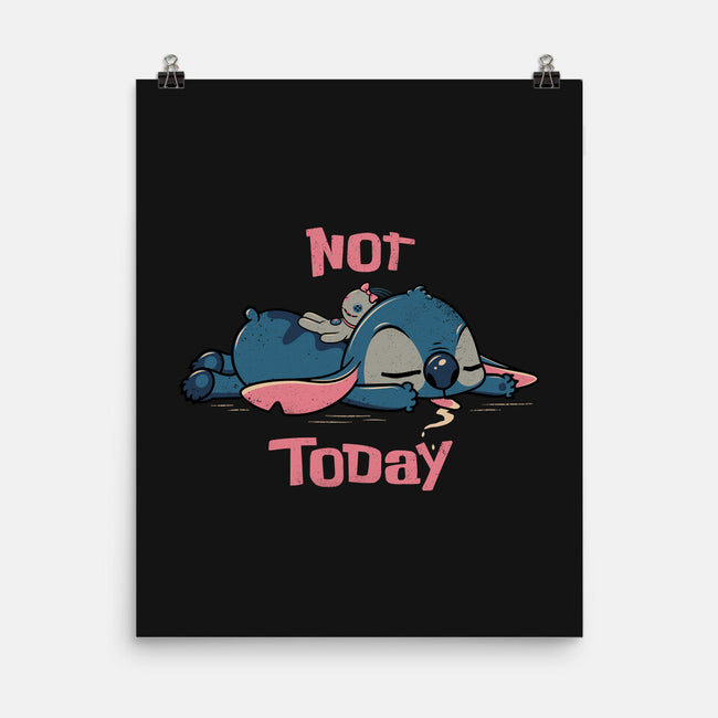 Not Today Stitch-None-Matte-Poster-rocketman_art