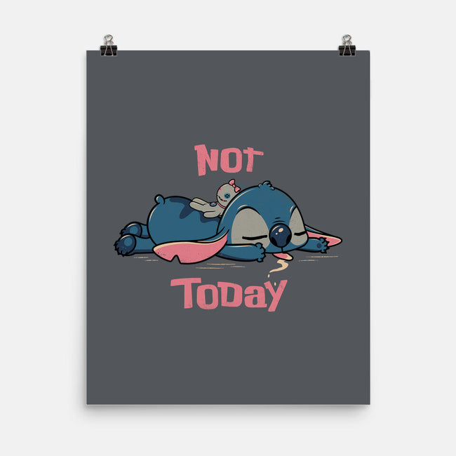 Not Today Stitch-None-Matte-Poster-rocketman_art