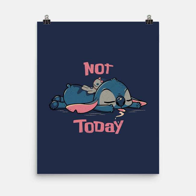 Not Today Stitch-None-Matte-Poster-rocketman_art